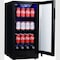 Edgestar 15 Inch Wide 80 Can BuiltIn Beverage Center with Slim Design BBR901BL - alternate 5